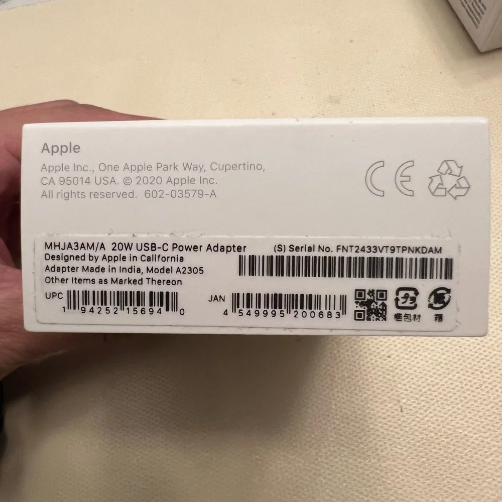 Apple 20w usb